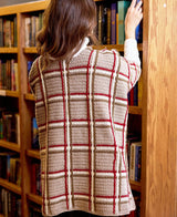 Plaid Narrative Ruana