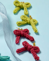 Tiny Tidings Bow Earrings