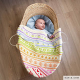 Warm Tones (S1) KAL-Rainbow Garden Blanket