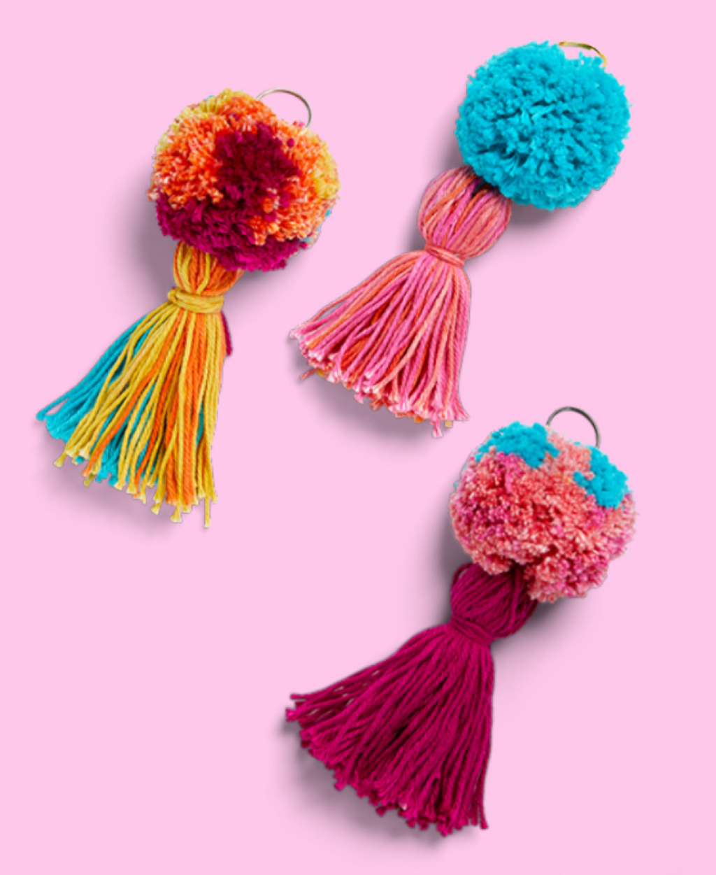 PomPom Keychain – Premier Yarns