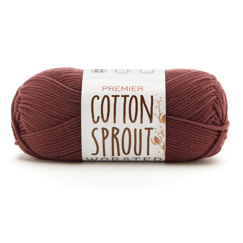 Premier Yarns Home Cotton Yarn - Solid-Burgundy 