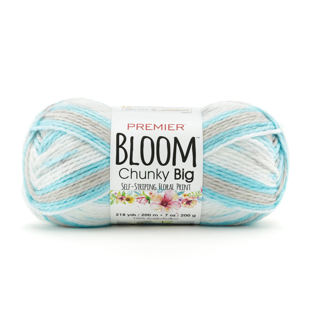  Premier Yarns Bloom Chunky Yarn, Self-Patterning Yarn for  Crocheting and Knitting, Snapdragon, 3.5 oz, 109 Yards