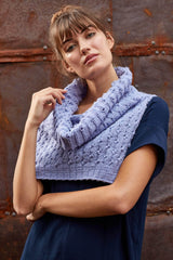 Bobble Rib Split Cowl