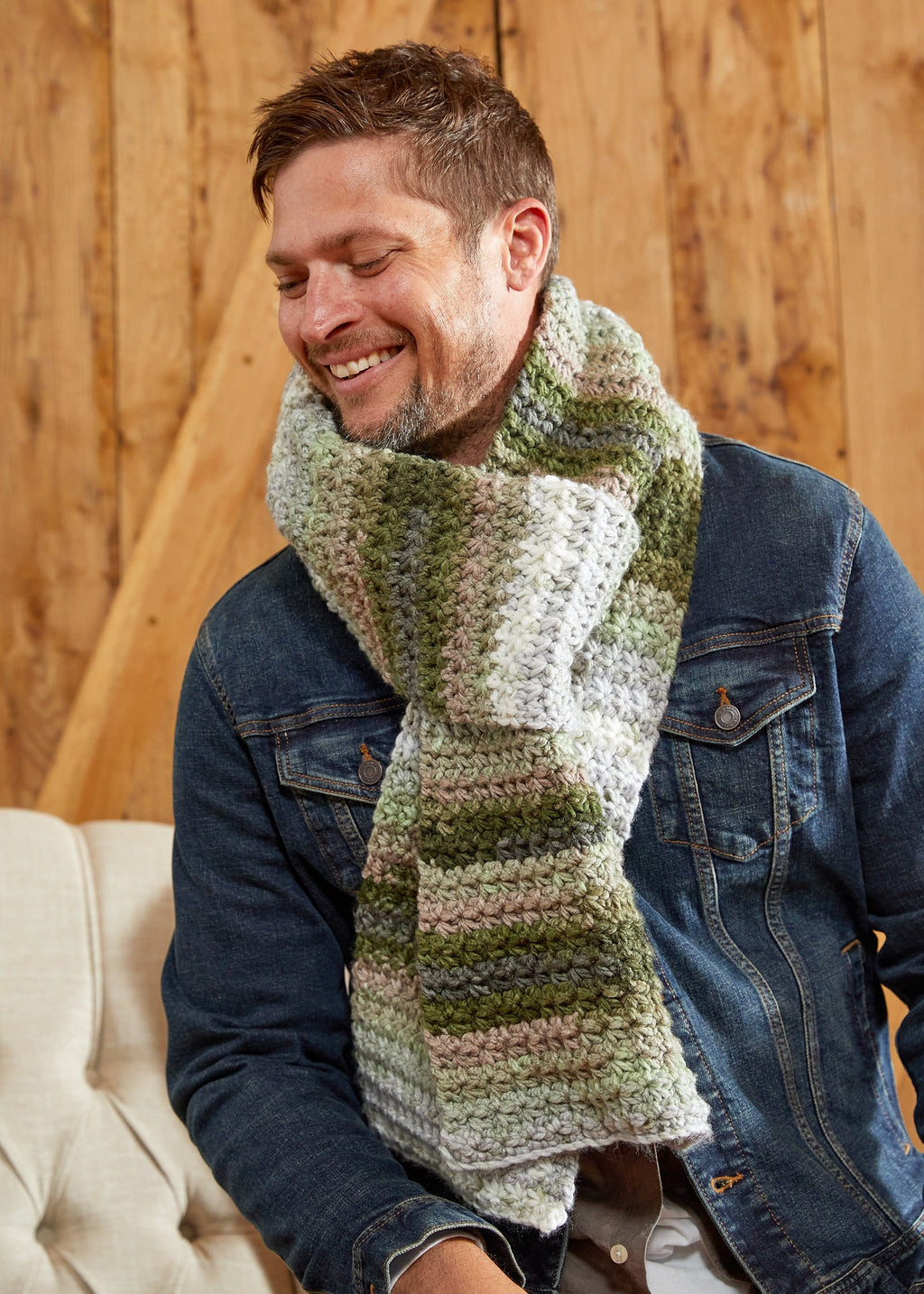 Woodland Crochet Scarf – Premier Yarns