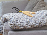 Moss Stitch Blanket