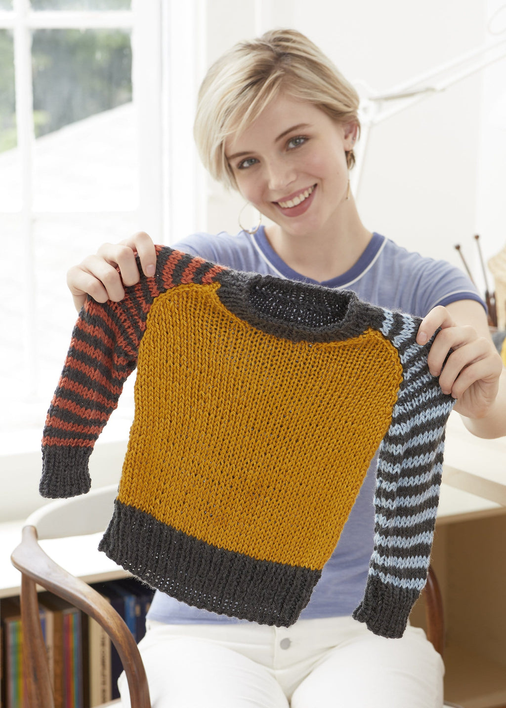 Colorblock Raglan Premier Yarns