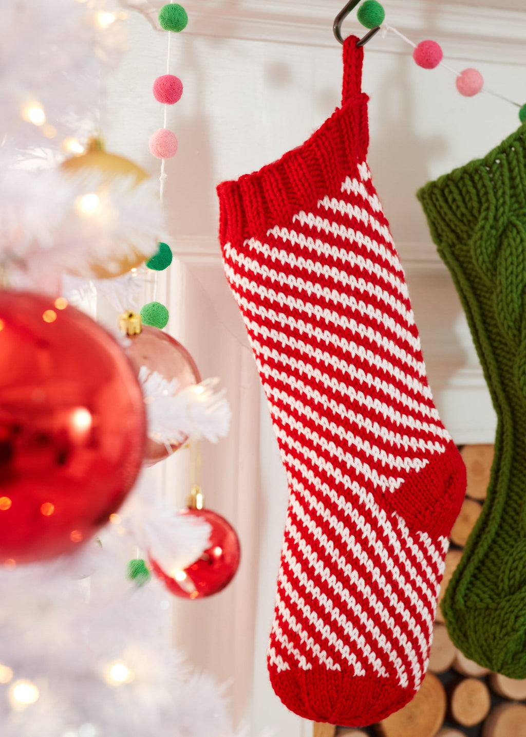 Candy Cane Stocking Premier Yarns