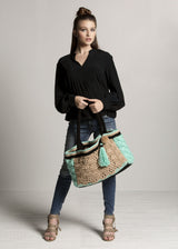 Basket Weave Mod Tote