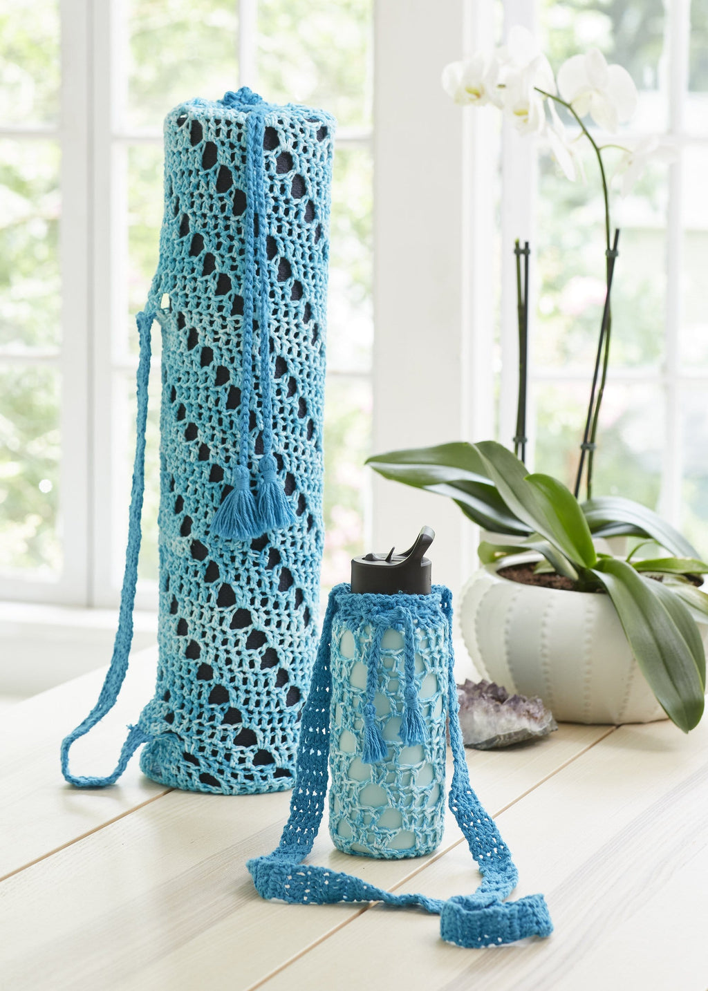 Yoga Mat Bag & Water Bottle Holder – Premier Yarns