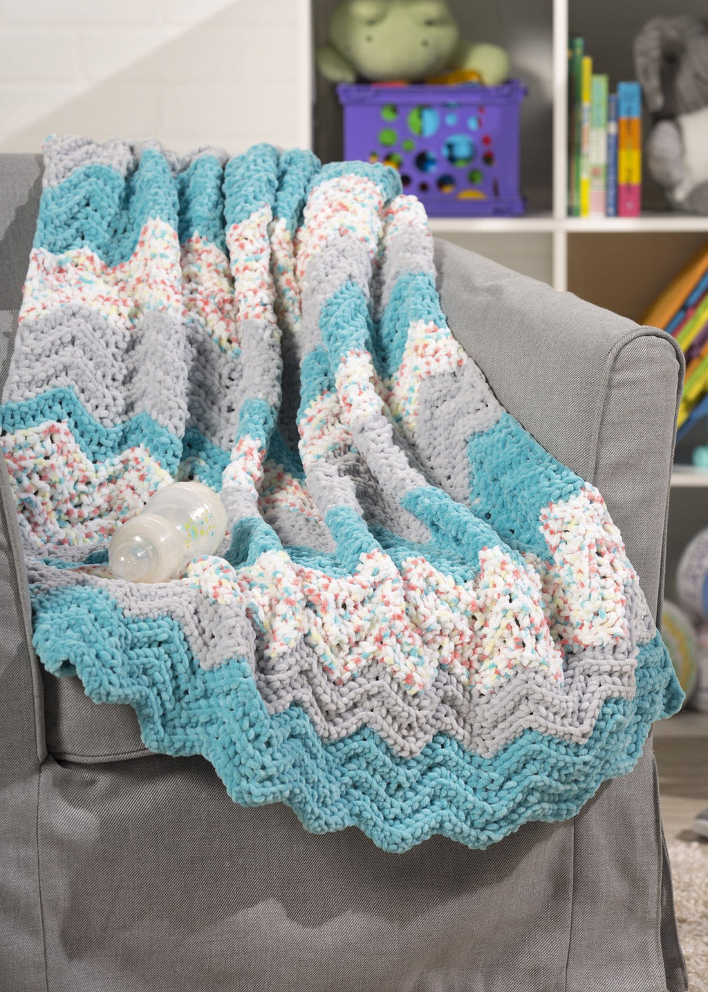 Chevron Crochet Baby Blanket – Premier Yarns