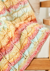 Purl Fans Throw