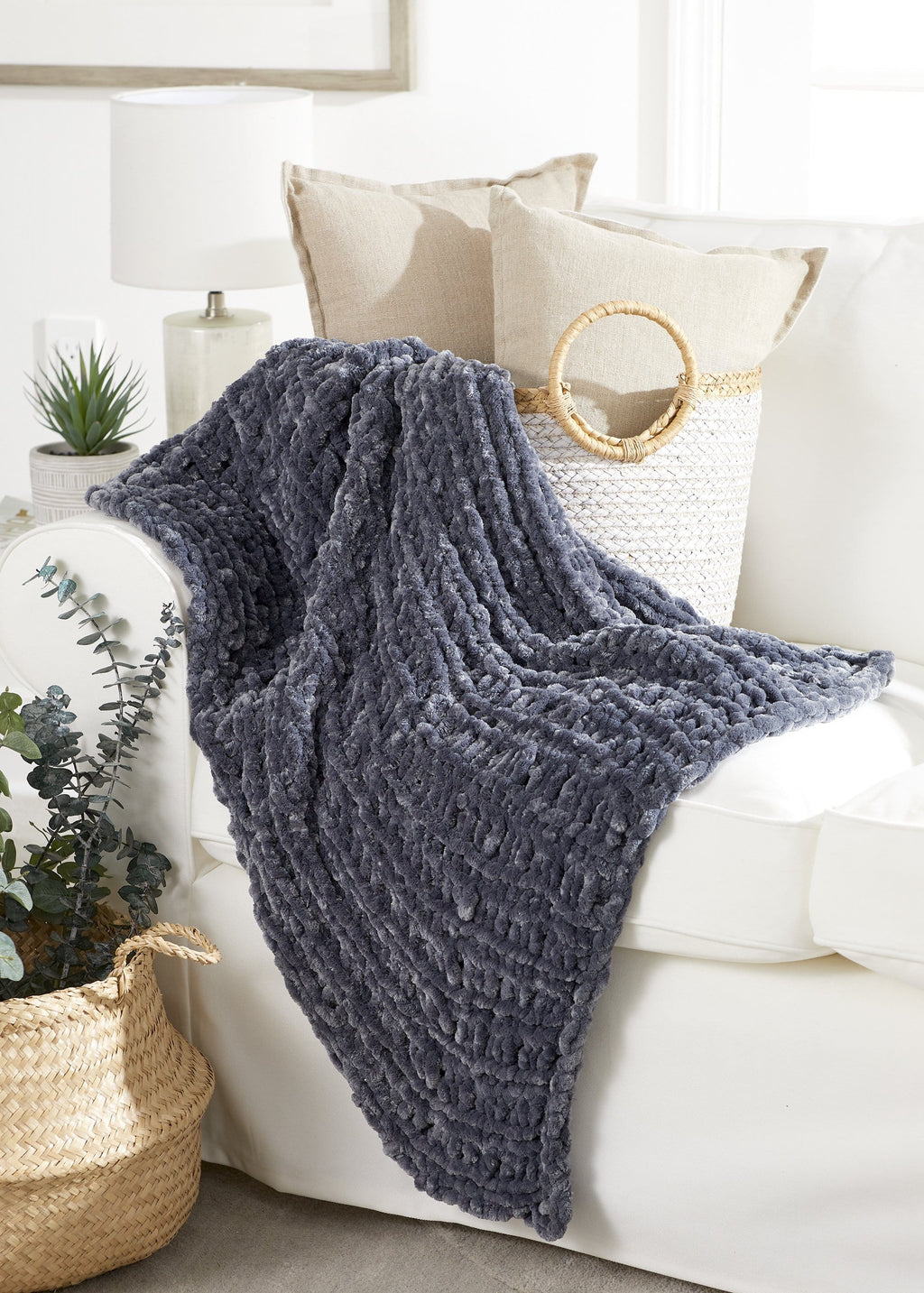 Retro Knit Throw – Premier Yarns