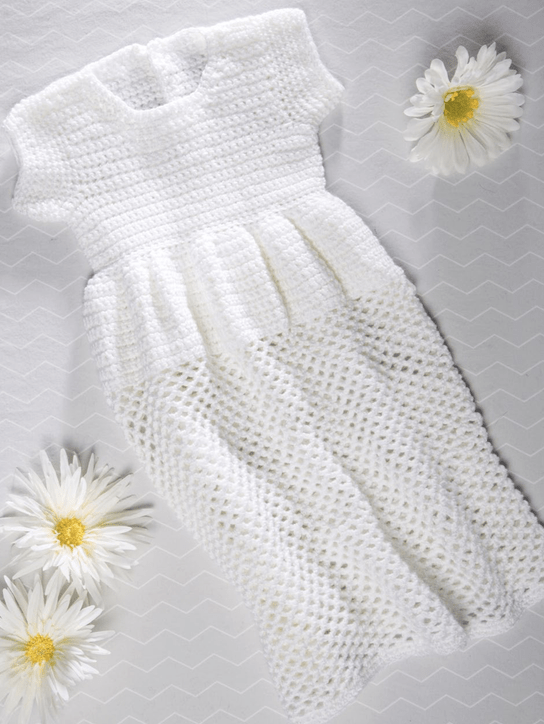 Premier Everyday Baby Crochet Christening Gown Premier Yarns