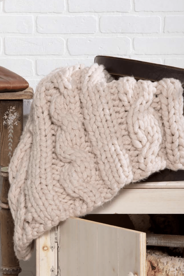 Premier Jumbo Cable Blanket Premier Yarns