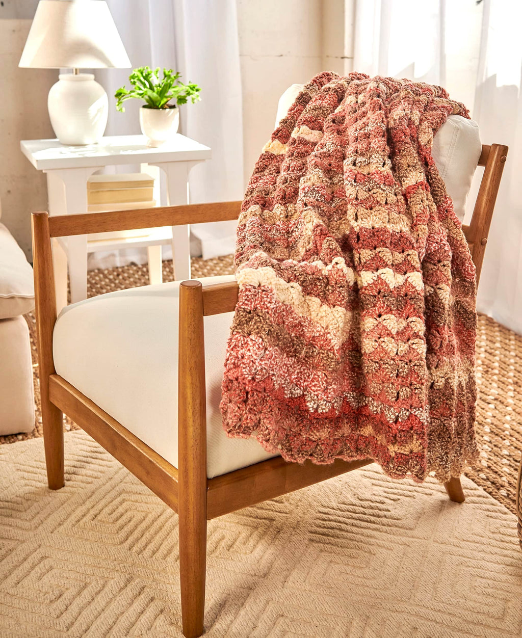 Boxed Shells Throw – Premier Yarns