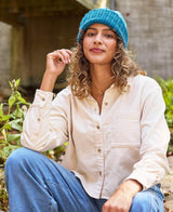 Tweed Ribbed Beanie
