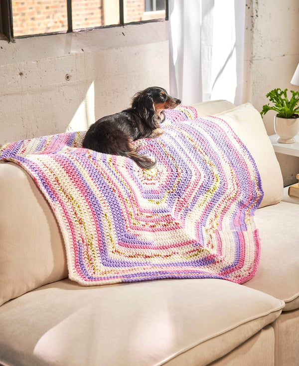 Blooming Hexagon Blanket