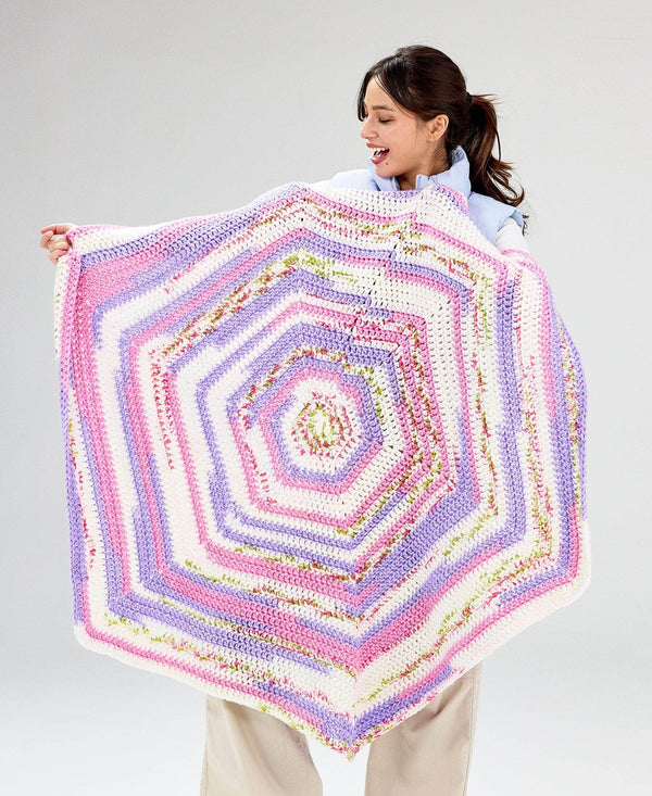 Blooming Hexagon Blanket