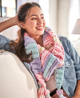 Floral Strands Sideways Scarf