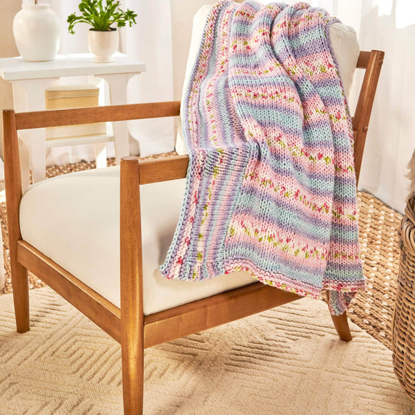 Blooming Panels Blanket – Premier Yarns