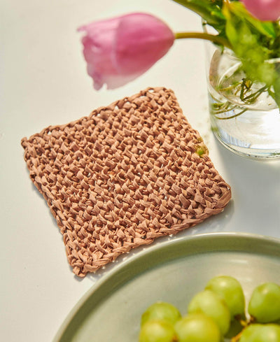 Spring Stitch Coaster Set