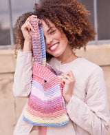 Candy Stripe Knot Bag