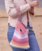 Candy Stripe Knot Bag