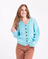 Luster Cabled Cardigan