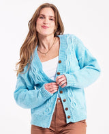 Luster Cabled Cardigan