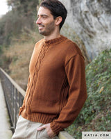Cable Center & Ribbed Sweater