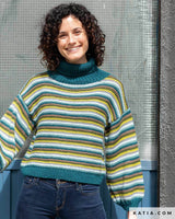 Striped Sweater + Granny Square Blanket
