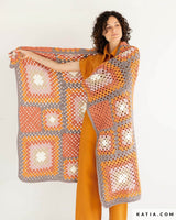 Striped Sweater + Granny Square Blanket