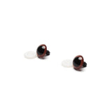 A200-3196 - 18mm, 4pcs (2eyes+2washers) brown