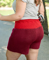 Ribbed Crochet Shorts