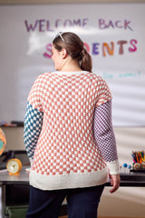 Mixed Checks Cardigan