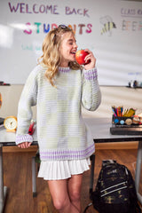 Sporty Checks Sweater