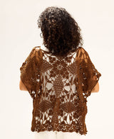 Sun-Dappled Motif Poncho