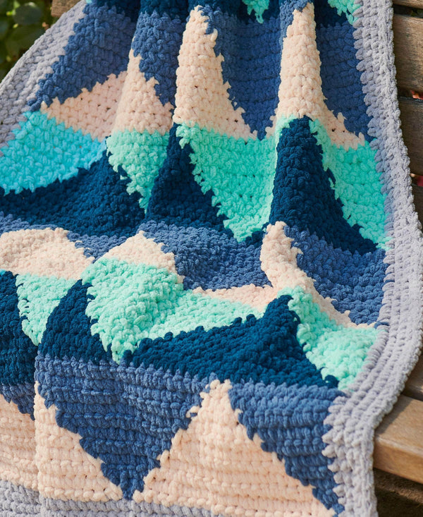 Zig Zag Shadows Throw