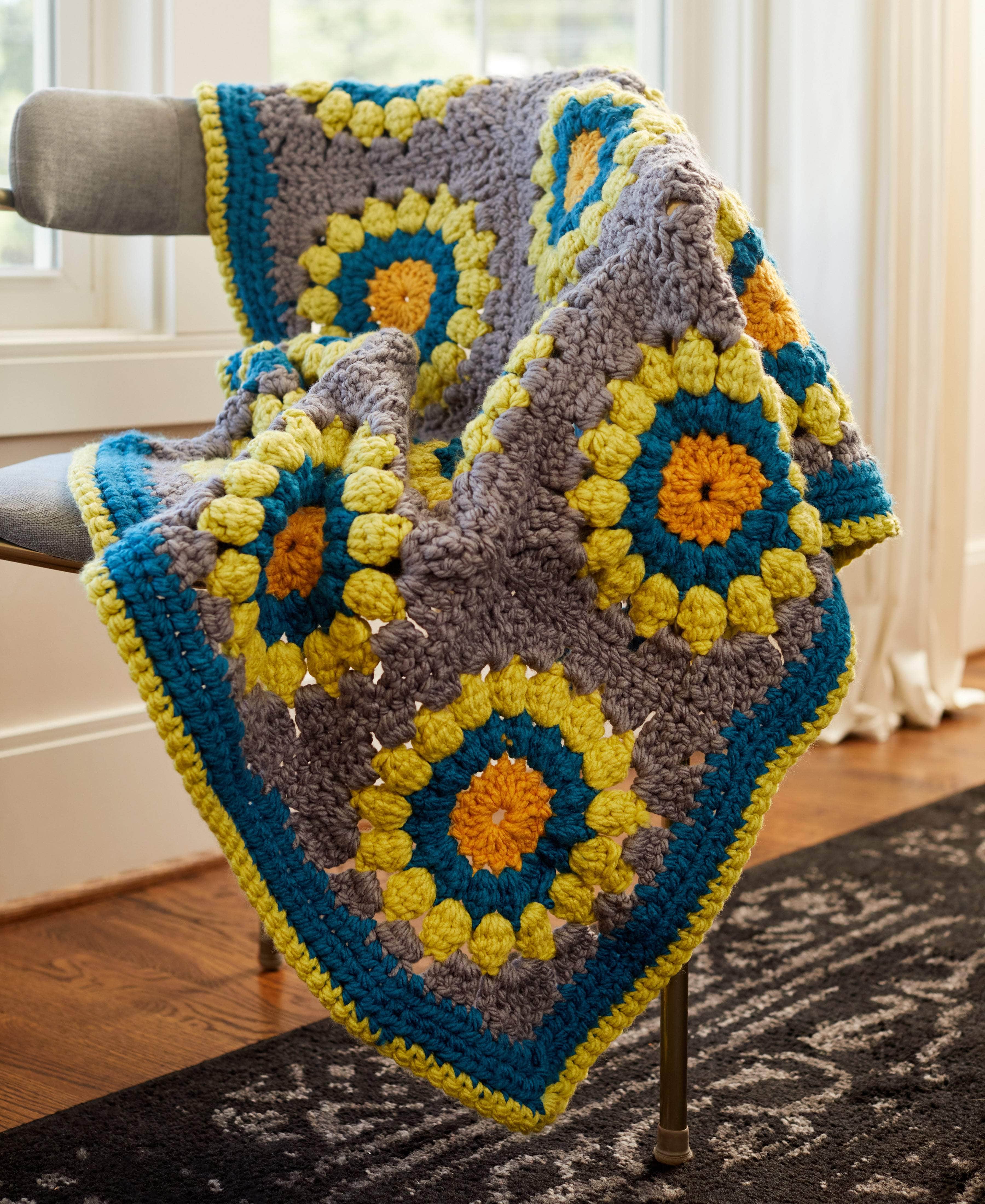 Crochet Motif Throw Premier Yarns crochet-motif-throw-premier-yarns