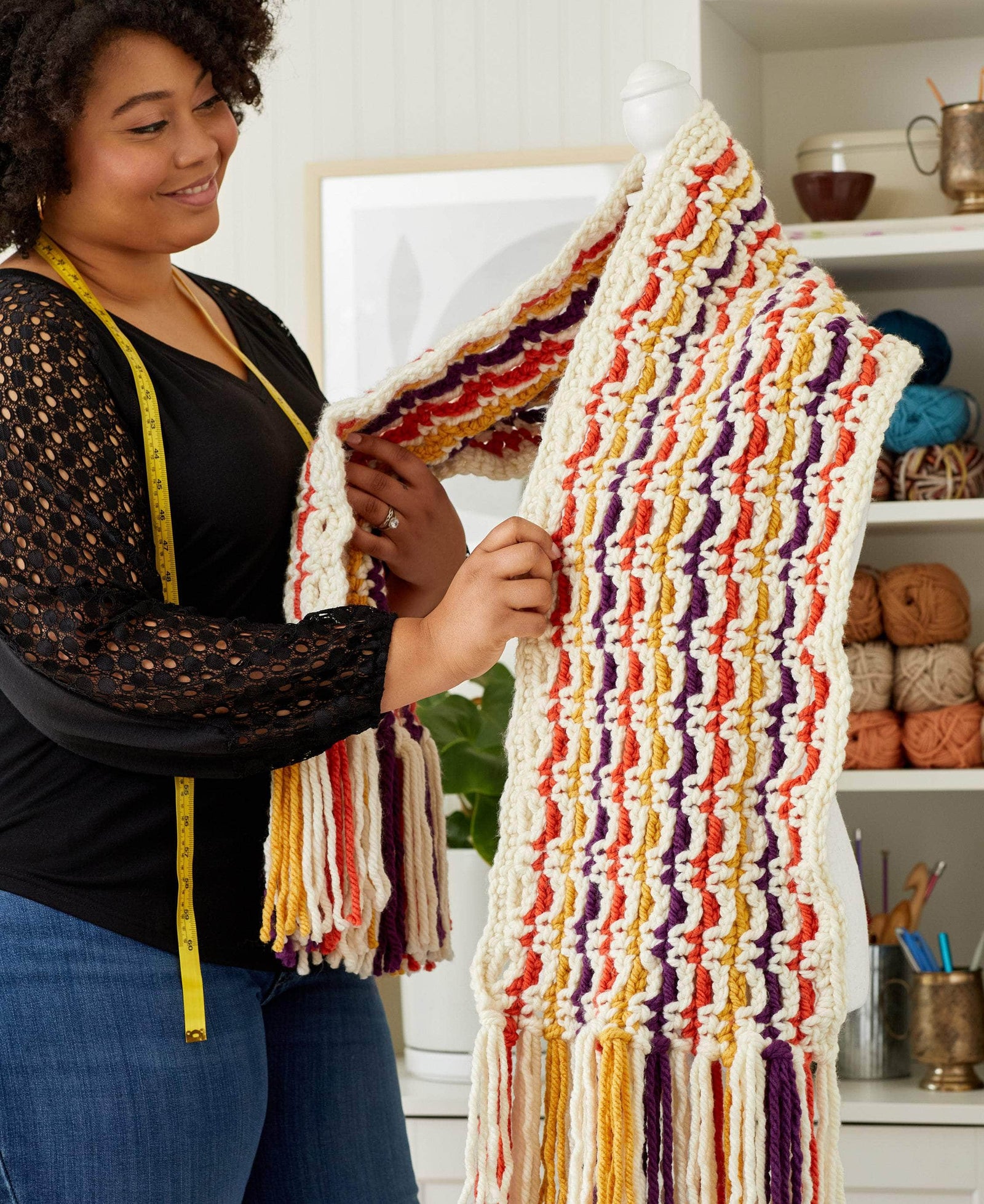 Super bulky yarn scarf hotsell
