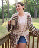 Fuzzy Granny Sweater