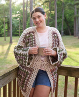 Fuzzy Granny Sweater