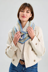 Knit Blooming Bandana Cowl