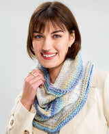 Knit Blooming Bandana Cowl