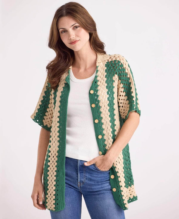 Hexagon Button Down
