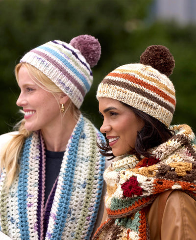 Polychrome Stripe Knit Beanie
