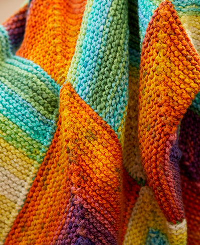 Colorful Checkerboard Throw