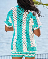 Button Down Short & Shirt Set