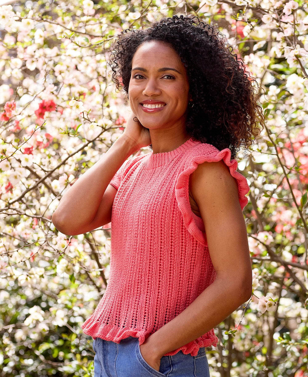 Hibiscus Ruffled Top – Premier Yarns