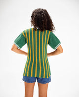 Vertical Stripe Pullover